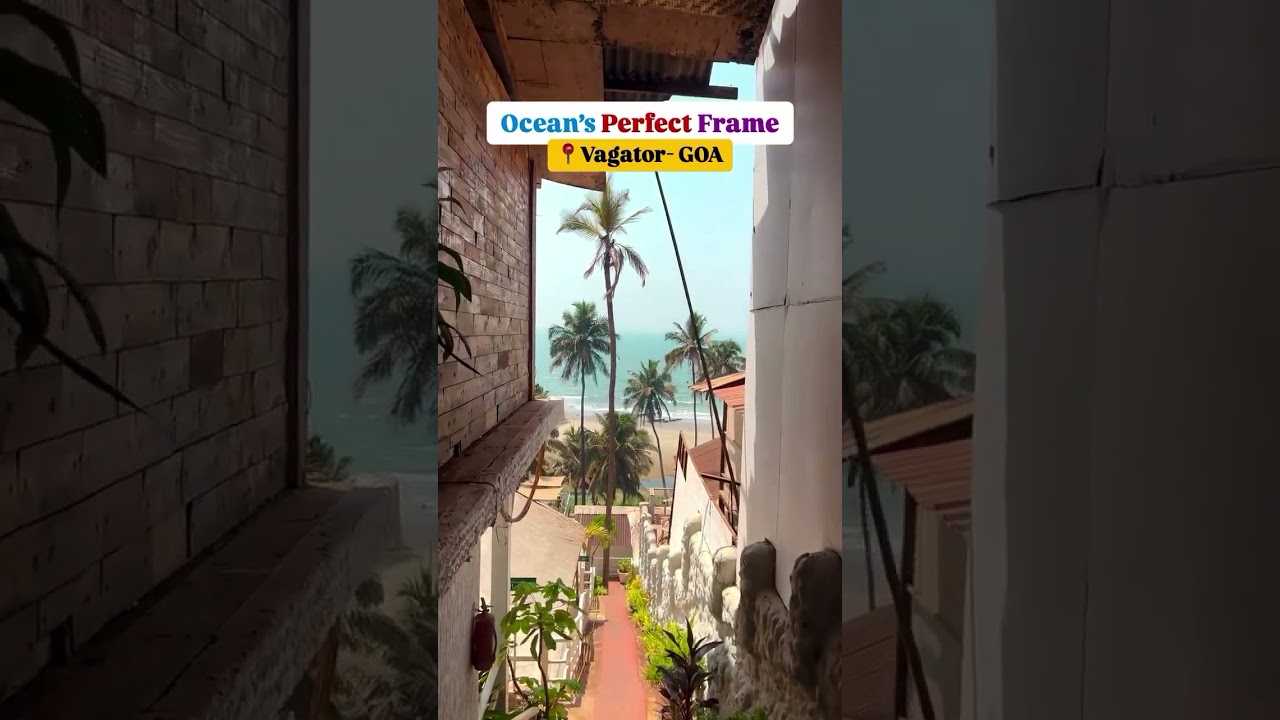 Vagator Beach front hotel | sea view hotel at vagator beach #morjimbeach #vagator #goa #goa2025