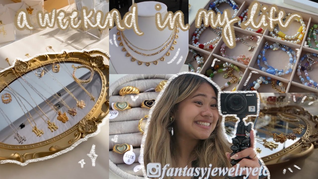 a weekend in my life as a small jewelry business owner!