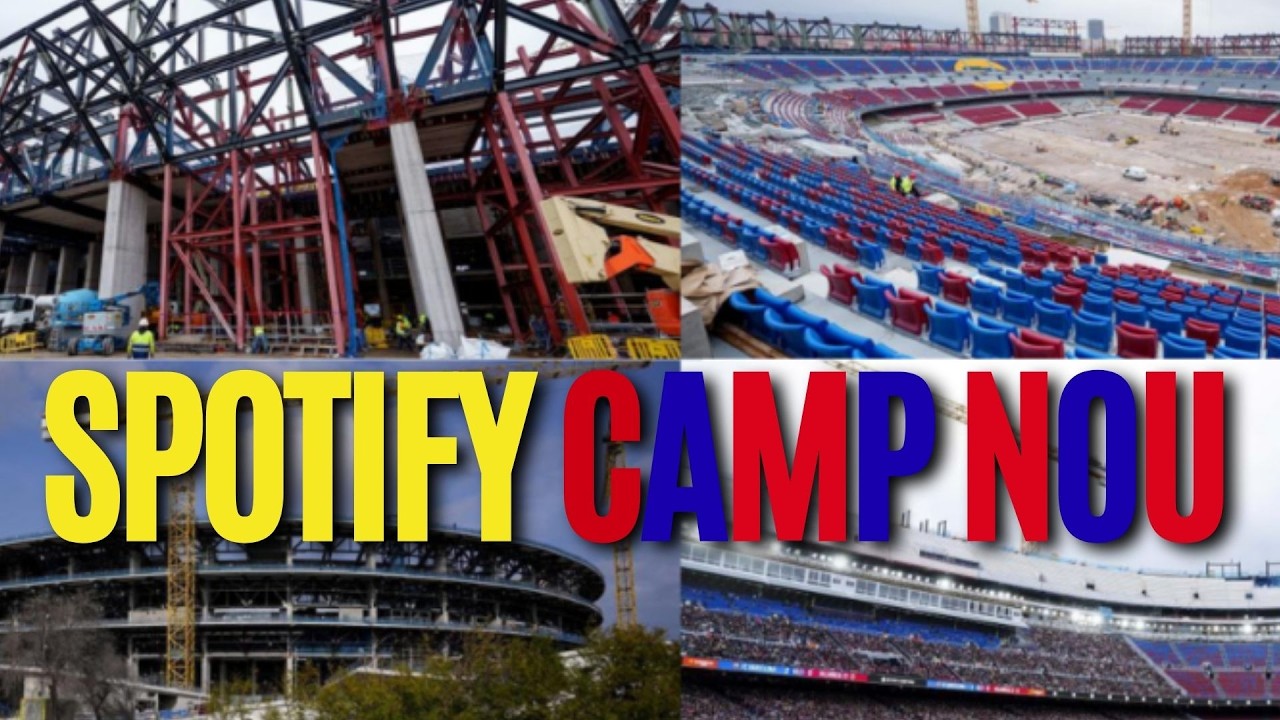 &iexcl;ESPECTACULAR!: el gran avance del Spotify Camp Nou en un a&ntilde;o