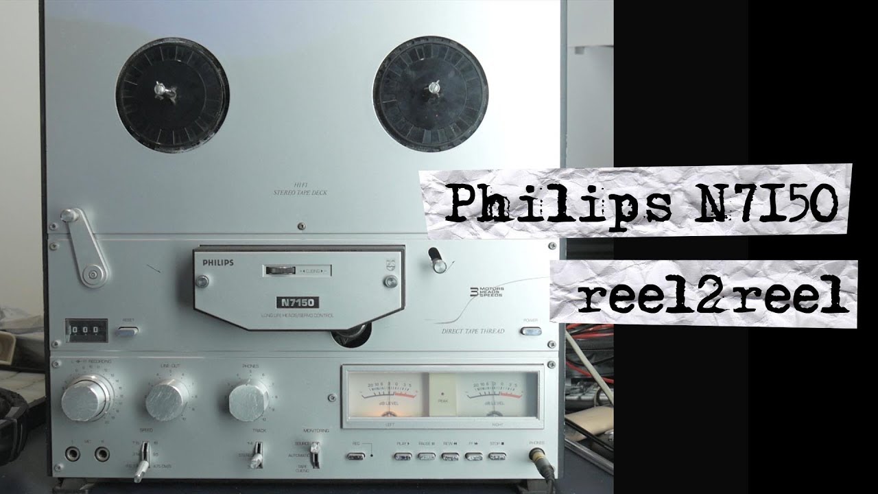 Philips N7150 катушечный магнитофон. Диагностика и ремонт. Часть 1