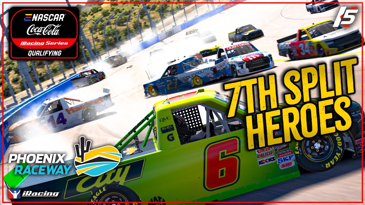 Coke Series Qualifying - Round 4 Phoenix - iRacing NASCAR Gameplay