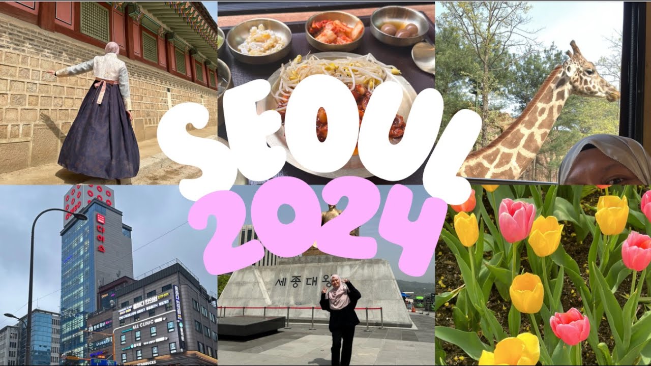 Seoul 2024 Vlog (Halal Food, Lotte World, Everland)