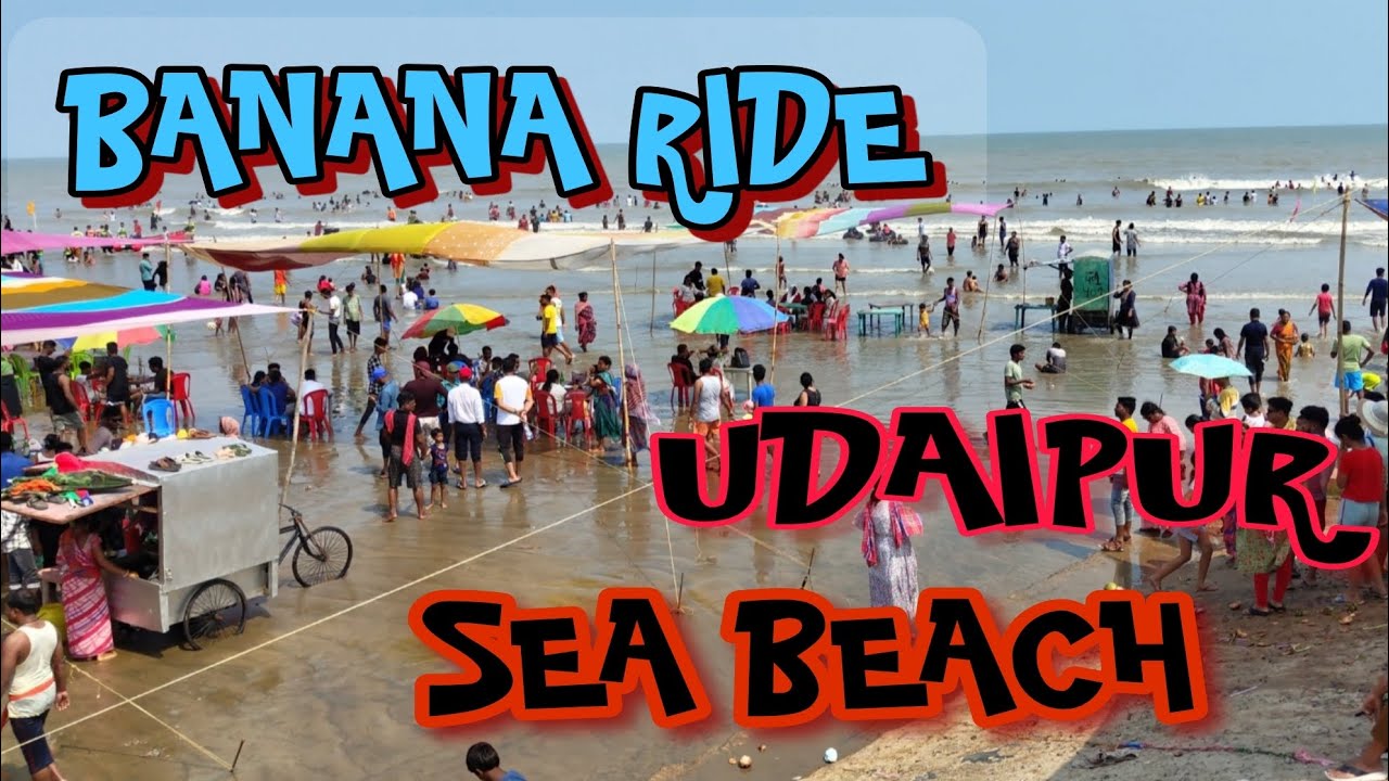 Udaipur Sea Beach Vlog 🌊🌊 Banana Ride 🤟🤟