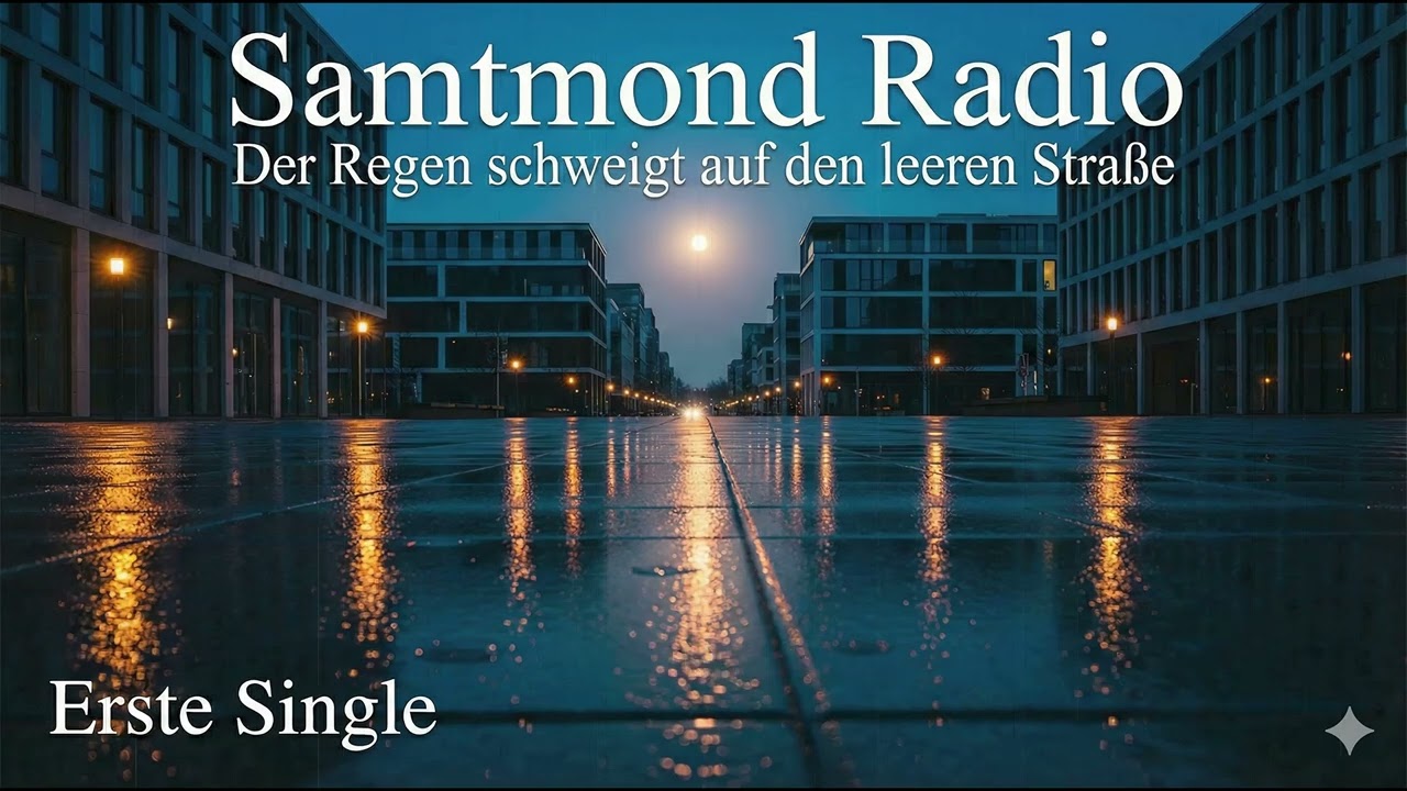 Der Regen schweigt auf den leeren Straße #GermanDowntempo #Nachtmusik #SamtmondRadio