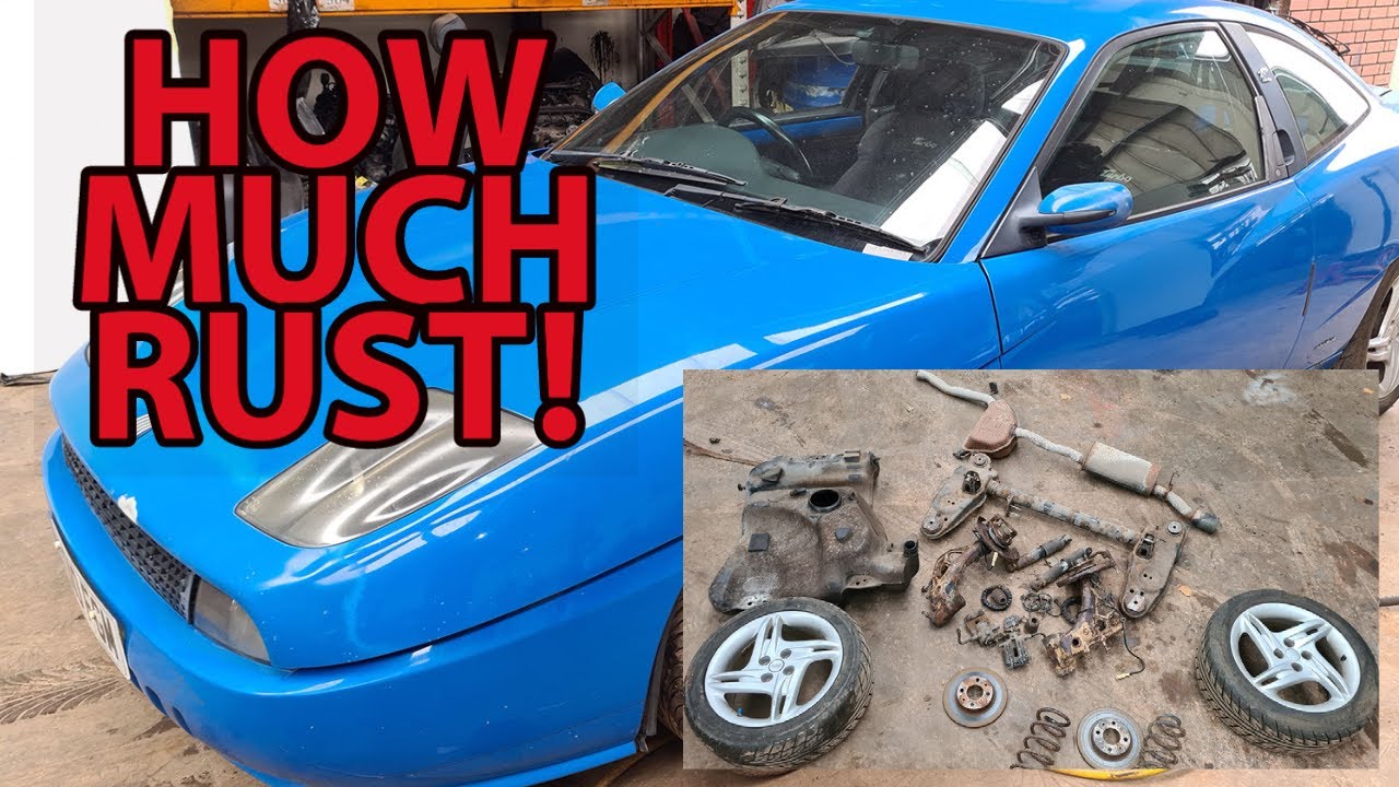 Time to remove the rear subframe fiat coupe part 4