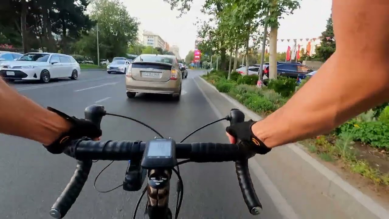 Bcycle Tour on Streets#bicycling /City Baku