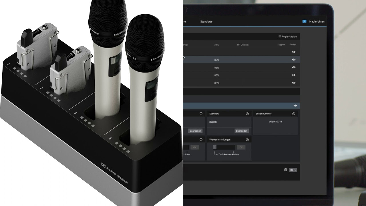 Sennheiser Control Cockpit - Firmware Updates mit dem CHG 4N | Sennheiser
