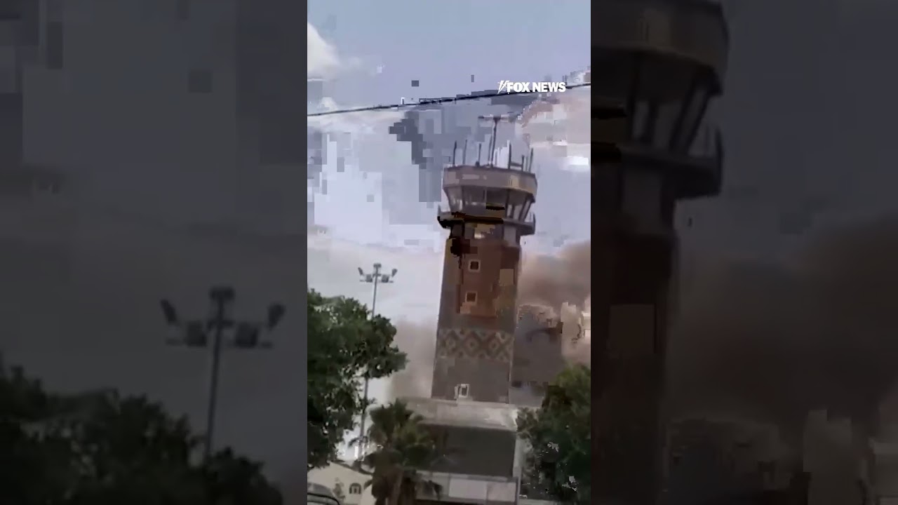 MASSIVE explosions rip through Sanaa International Airport