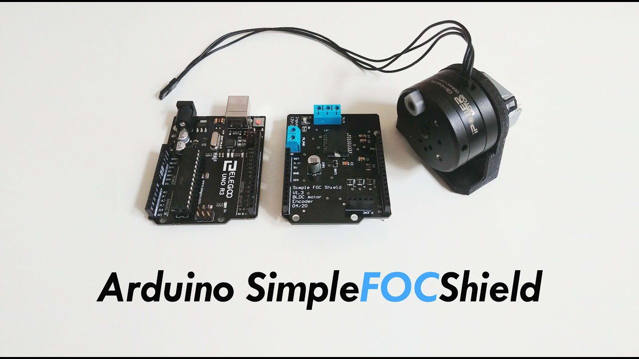 Плата расширения для драйвера BLDC-диода на базе Arduino Simple Field Oriented Control - SimpleFO...