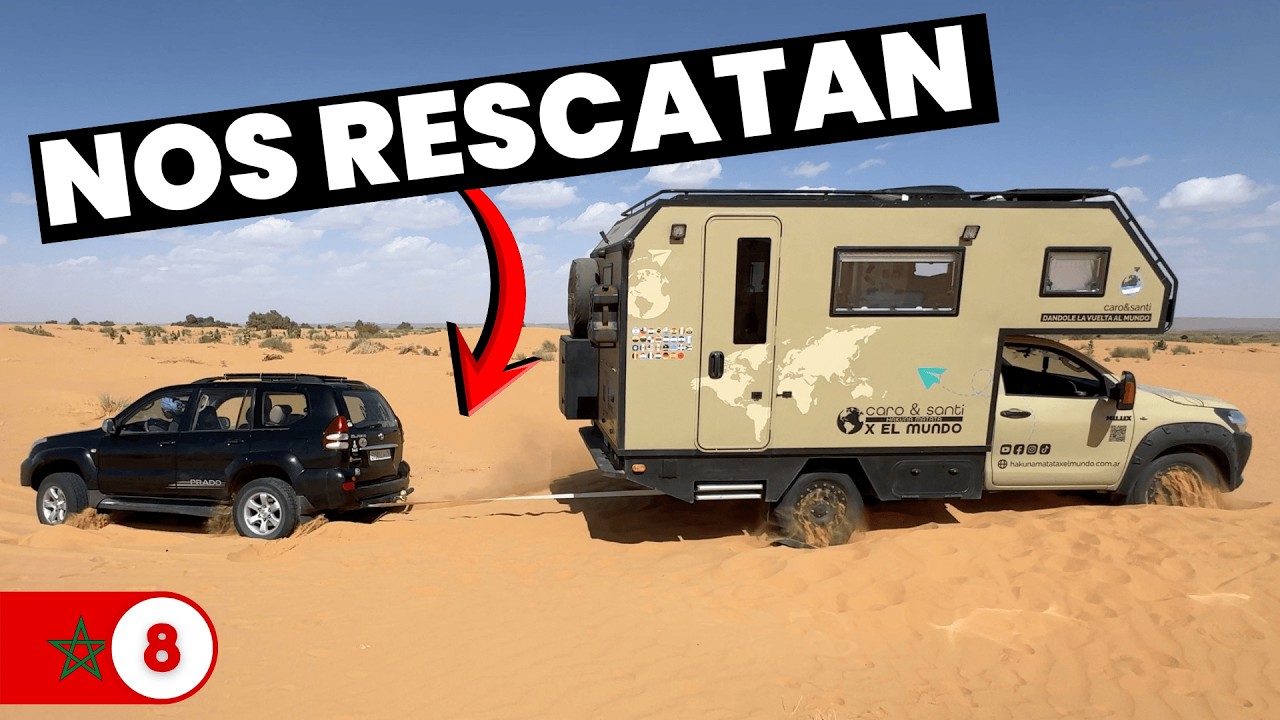 No logramos salir del desierto del Sahara y pedimos ayuda 🇲🇦 Marruecos Ep.8