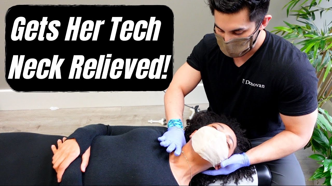 Tech Neck Text Neck Adjustment by Dr Donovan