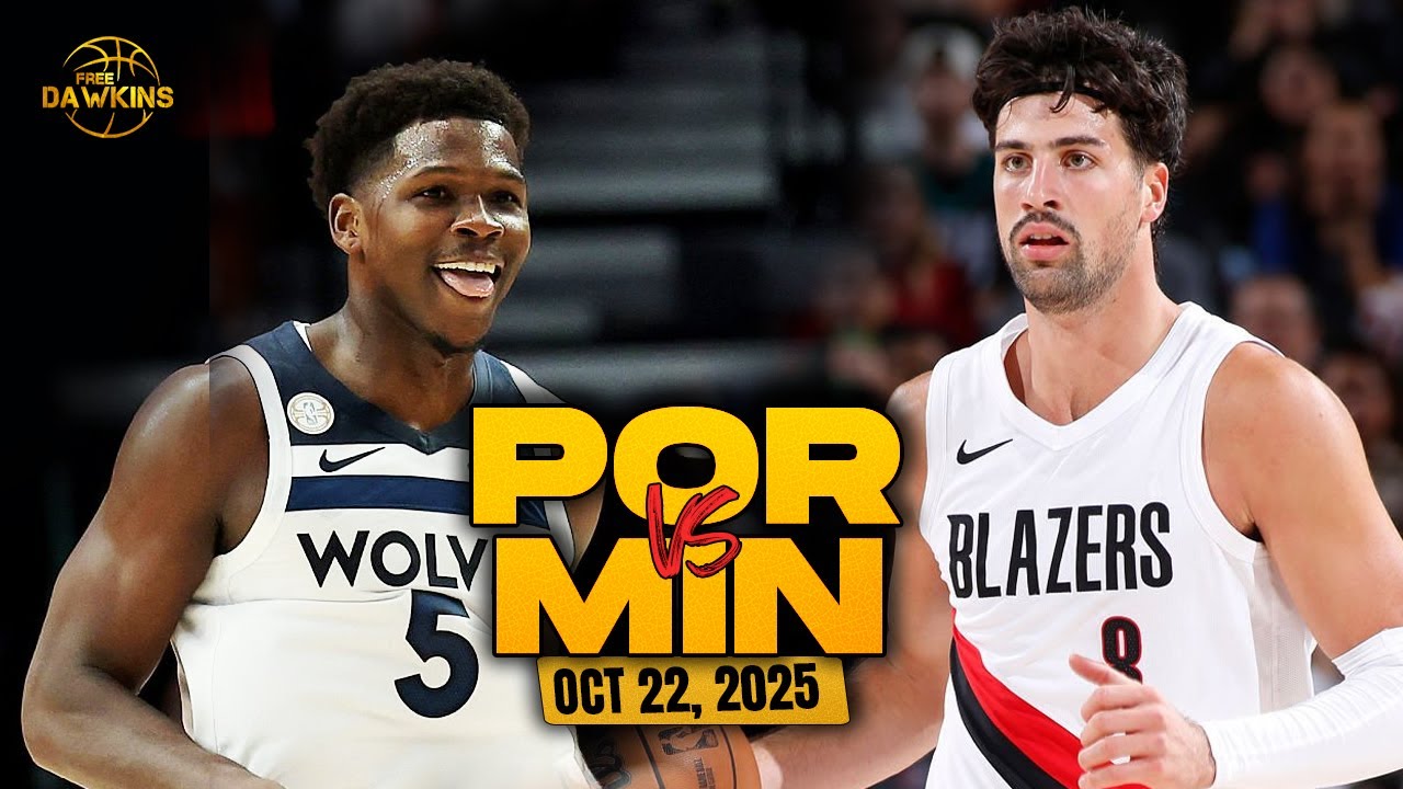 Minnesota Timberwolves vs Portland Trail Blazers Full Game Highlights | Oct 22, 2025 | FreeDawkins