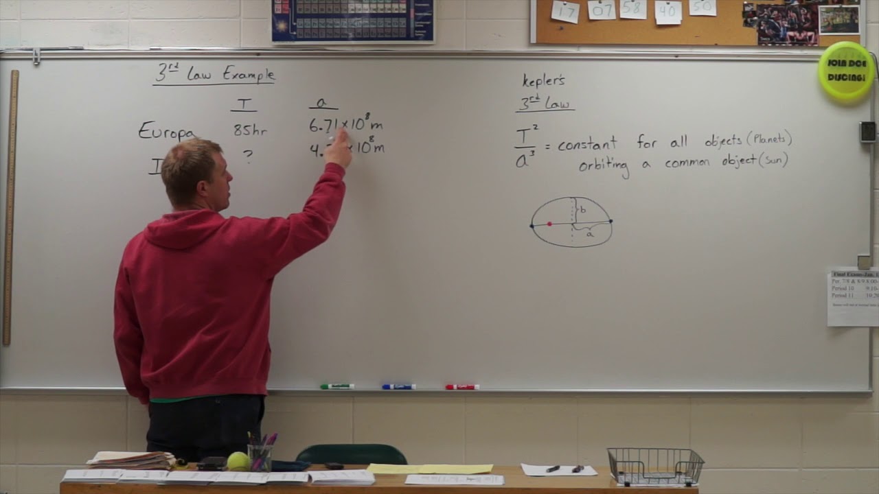 Kepler's 3rd Law Example