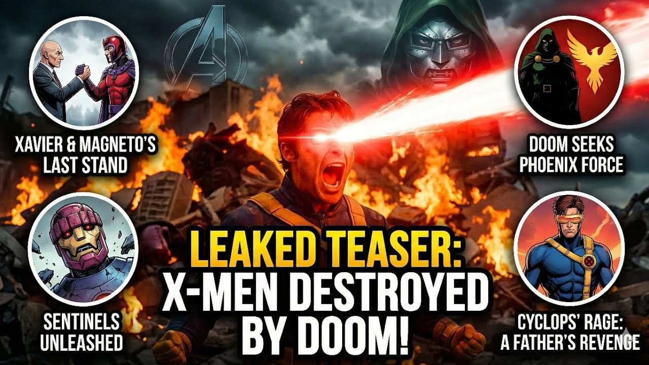 🔥 AVENGERS DOOMSDAY X-MEN LEAKED TEASER EXPLAINED | Doctor Doom | Magneto | Cyclops | Sentinels 🔥