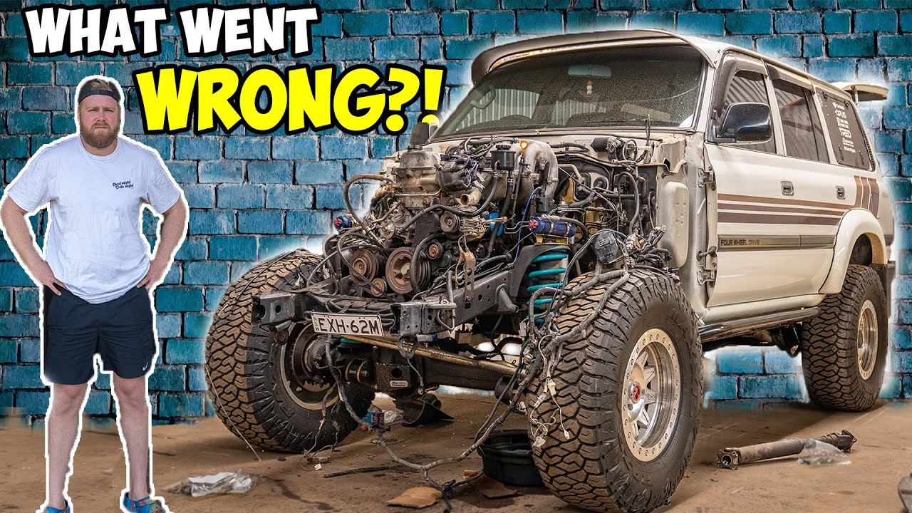 Turbo Barra engine converting our Toyota LandCruiser 80 series