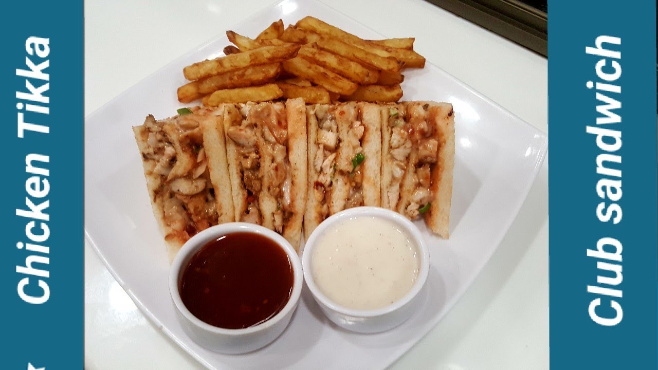 Restaurant Chicken Tikka Sandwich Recipe By Cooking With Kawish