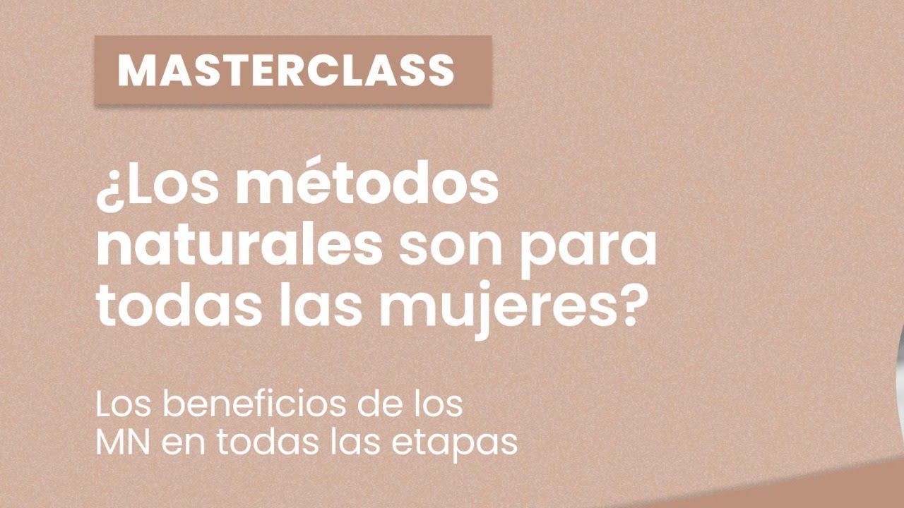 ¿Los métodos naturales son para todas las mujeres?