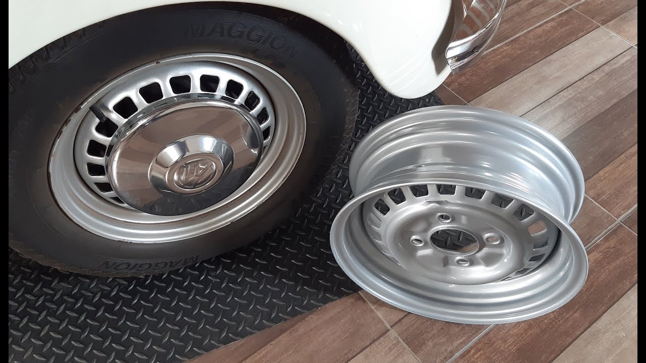 Chegaram as RODAS TALA LARGA pro FUSCA - Rodabras tala 5,5