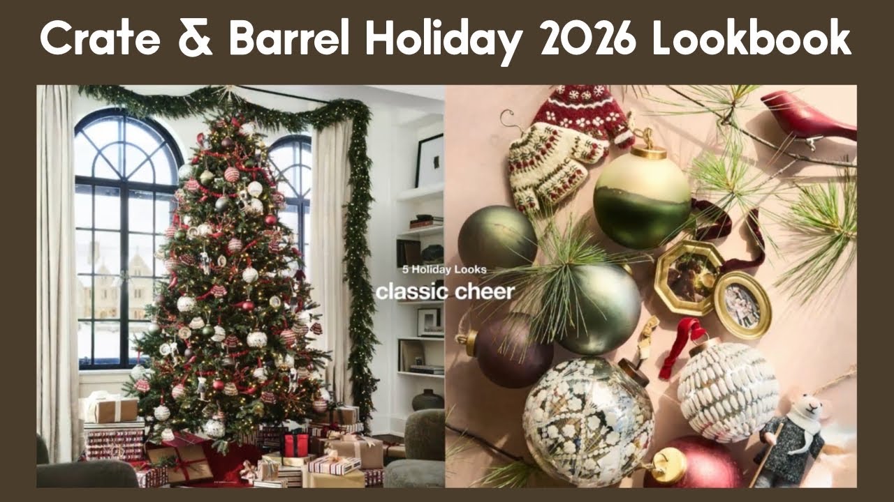 Crate and Barrel Christmas Decor 2026: 5 Ideas for a Magical Holiday