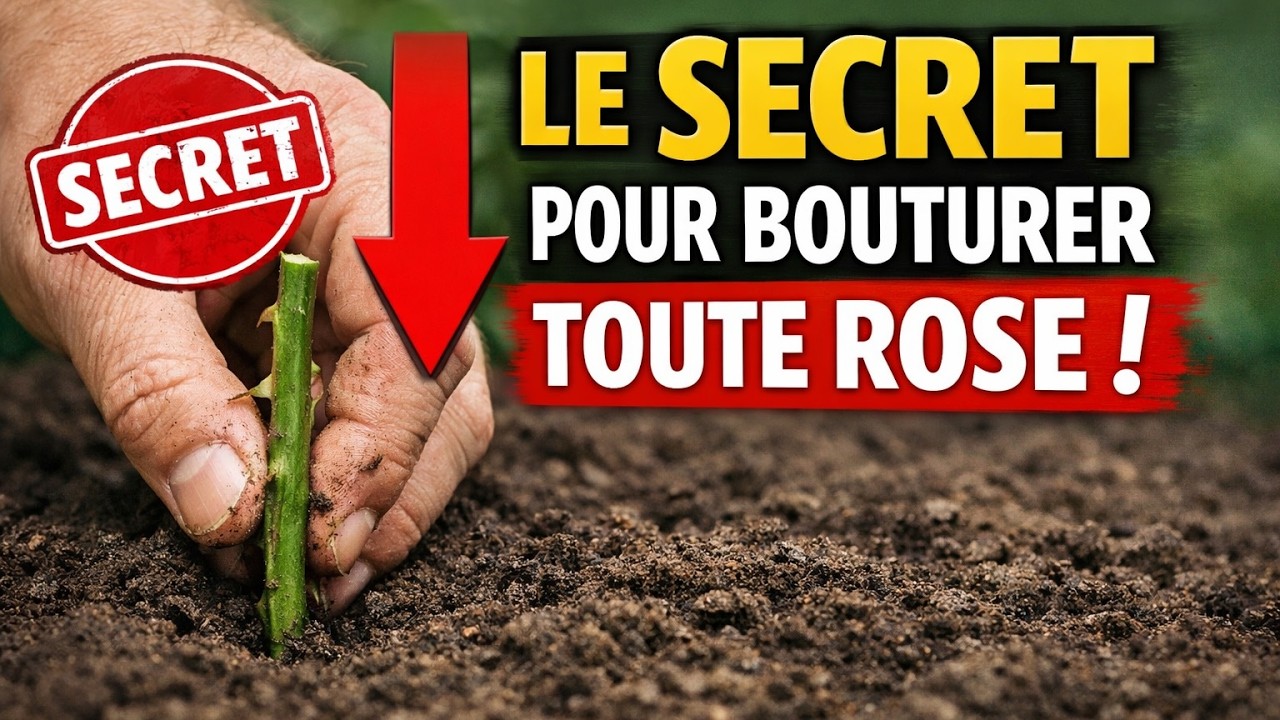 🌹 Des Roses GRATUITES ? Le Secret pour Bouturer N'IMPORTE QUELLE Rose (Même pour les nuls !)