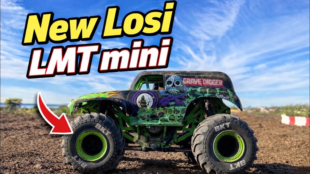 Совершенно новый радиоуправляемый монстр-трак Losi Mini Lmt!