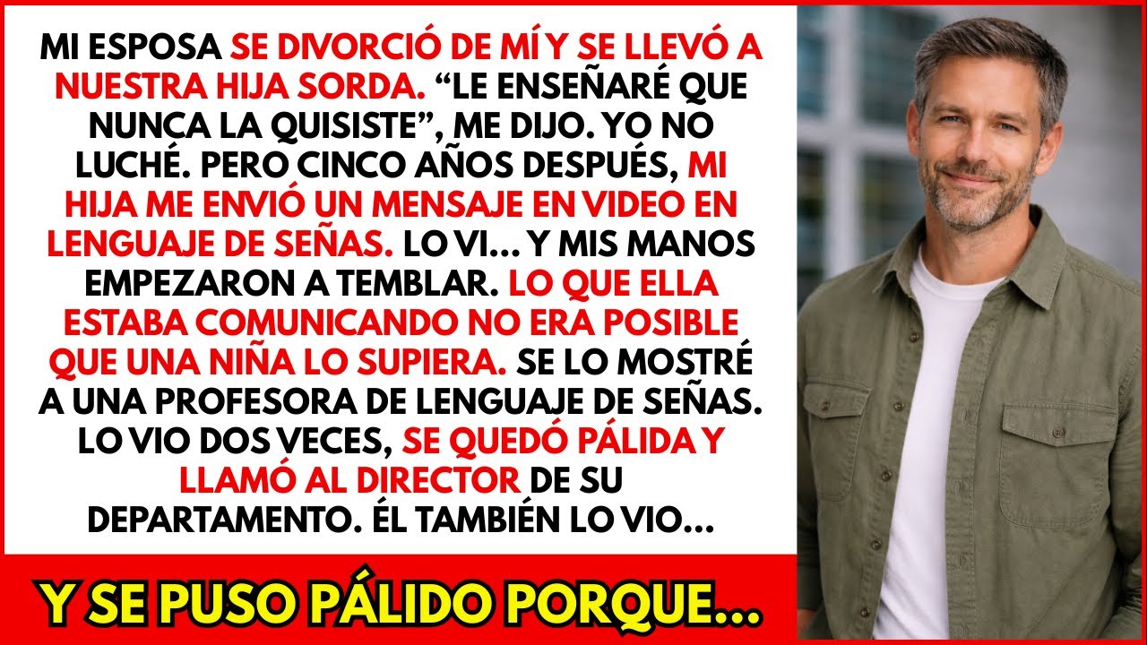 Mi hija sorda dijo en señas algo que ningún niño debería saber… y llamaron a…