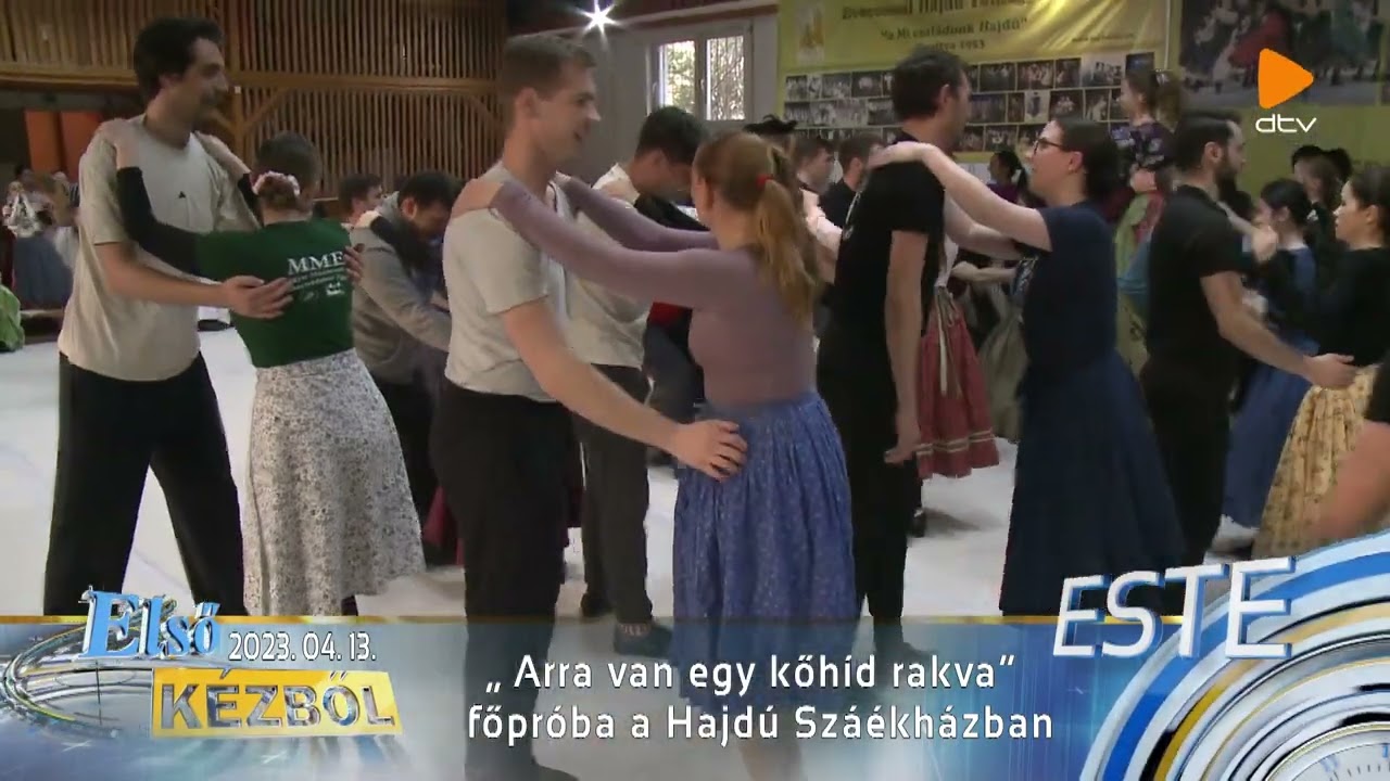 „ Arra van egy kőhíd rakva” – főpróba a Hajdú Székházban