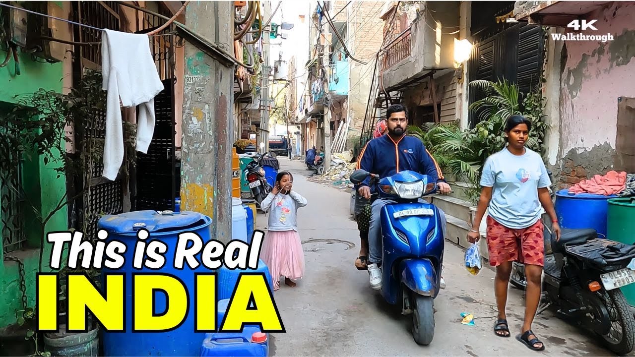 Real India 🇮🇳 | Shocking Lives in Delhi Slum | No Commentary Docomentary