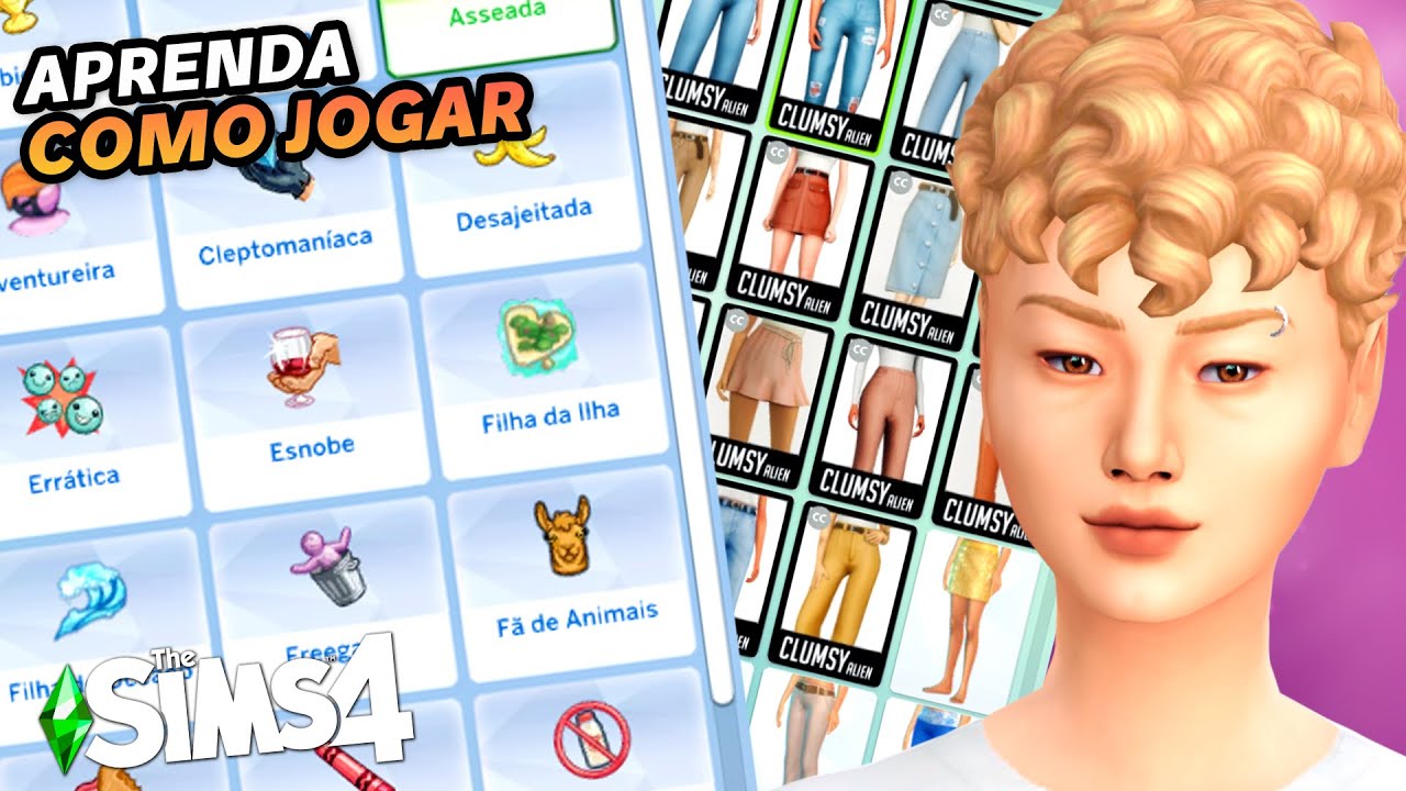 COMO CRIAR UM SIM DO ZERO NO THE SIMS 4