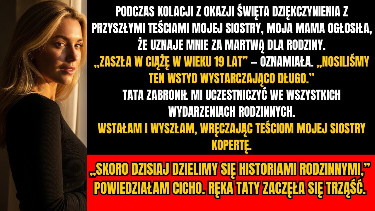 Rodzina mnie wykluczyła — aż odkryli, czyj samochód stał w garażu...