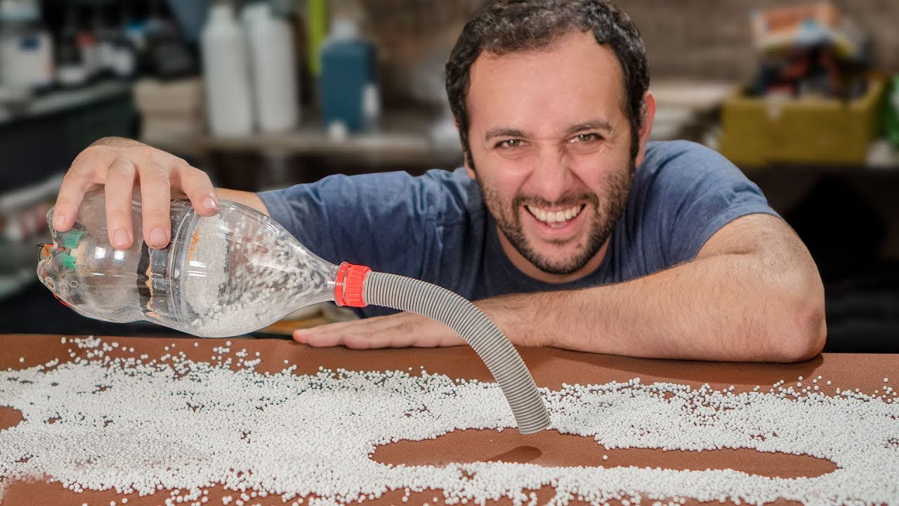 Faça um ASPIRADOR COM GARRAFA PET (sim, funciona bem!)