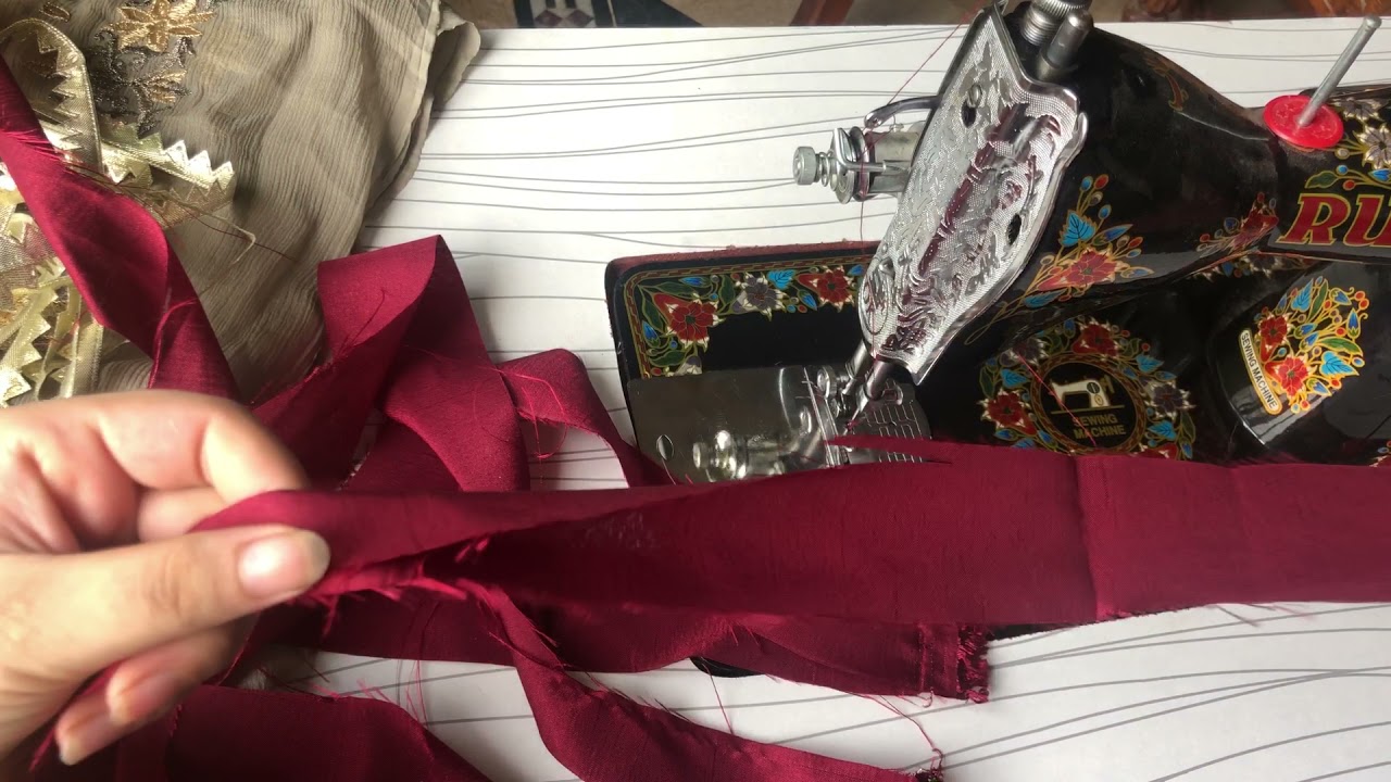 how to stich lace on dupatta with fashion patti or palta
