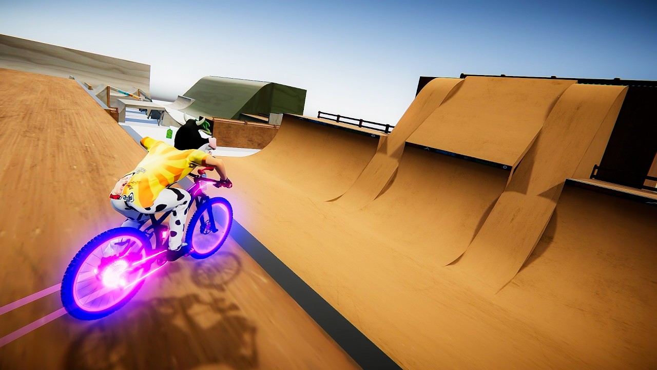 I WENT BMX-ING IN DESCENDERS!