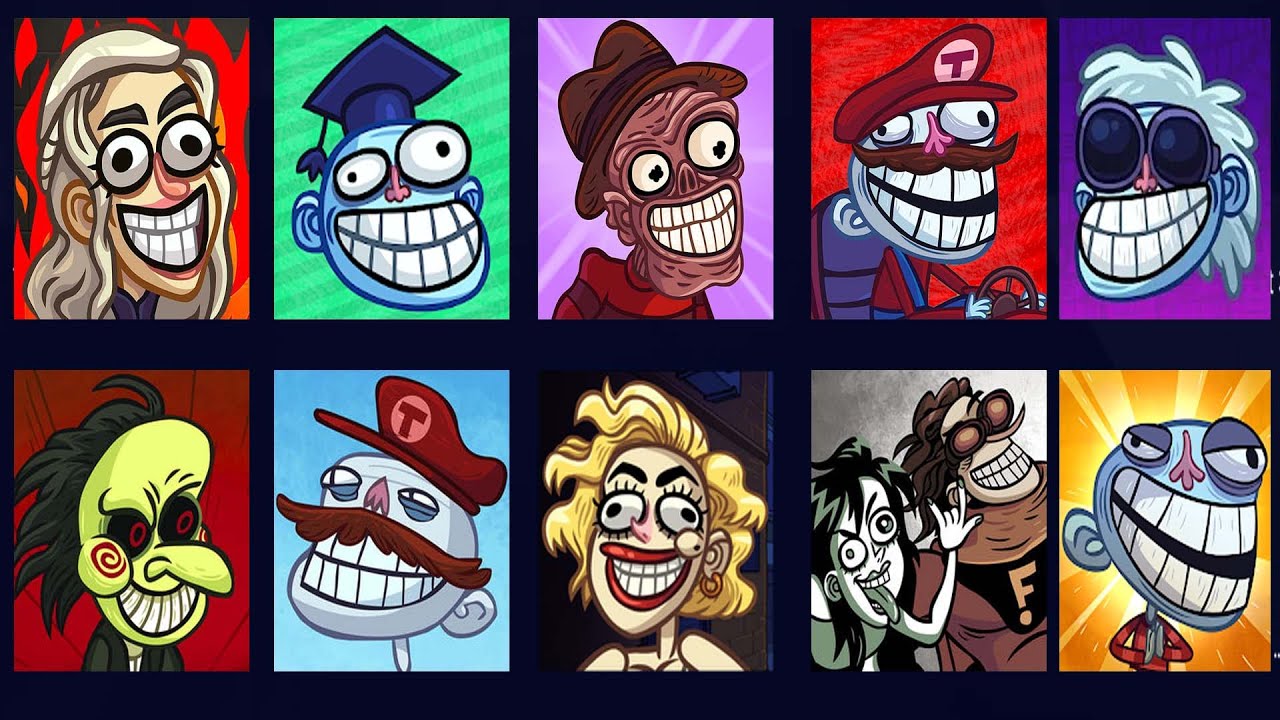 Game of Trolls,Troll Silly Test,Troll Horror 2,Troll Video Game 2,Troll USA Adventure,Stupidella