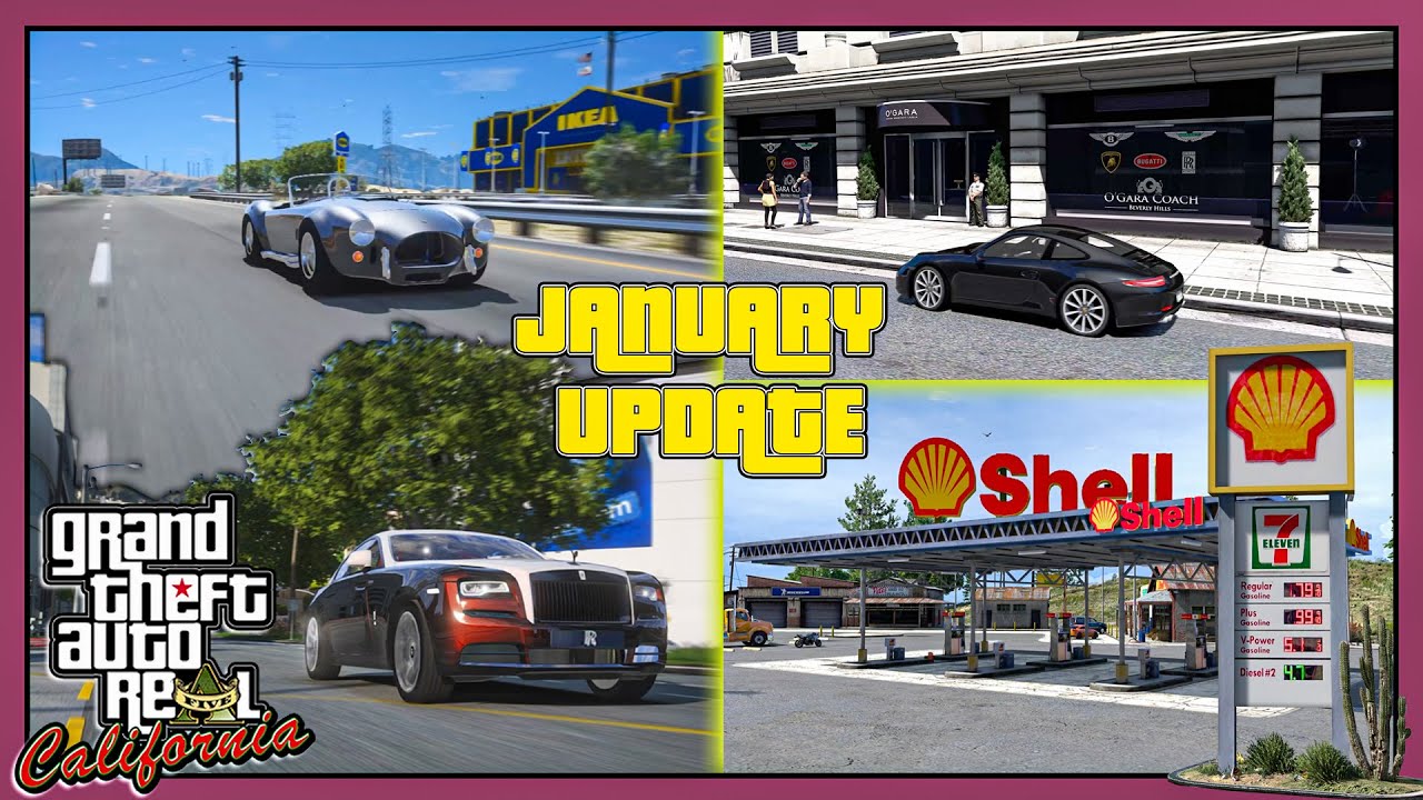 GTA 5Real & LA Revo 2.0 ► LA Vegetation, Improved Architecture & More | January Update