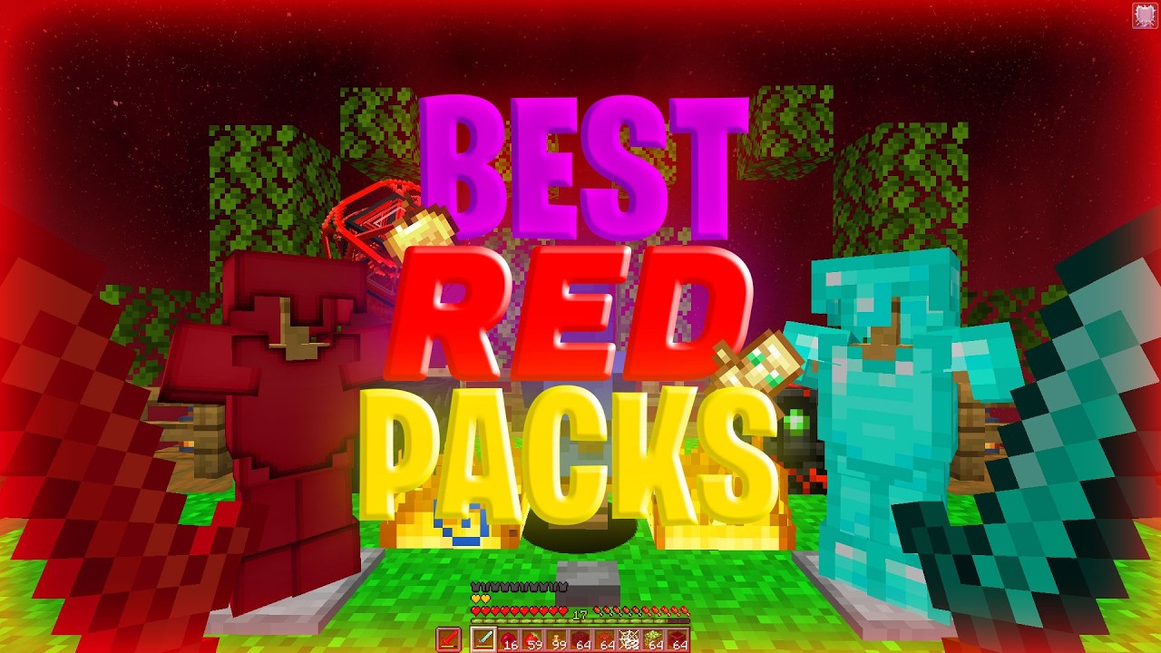 The BEST Red Texture Packs PvP 1.21+