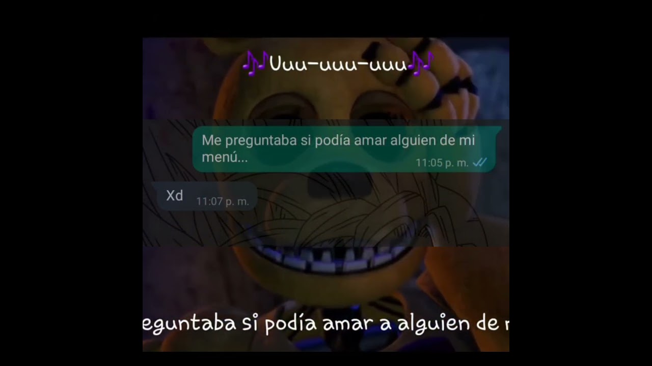 Contigo me divert&iacute;... #fnaf #memes #humor #wattsapp #sad