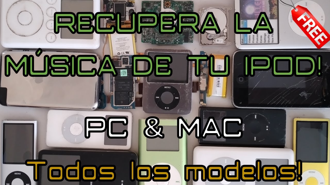 Transferir Canciones desde Cualquier iPod a tu PC/MAC Guía Definitiva