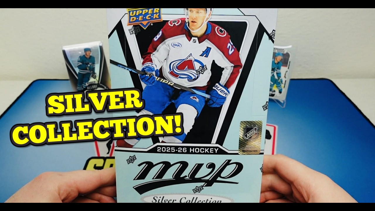 Speciálka! 😲 Silver Collection 25-26 UD MVP Hobby Box! Hokejové karty NHL! Unboxing!