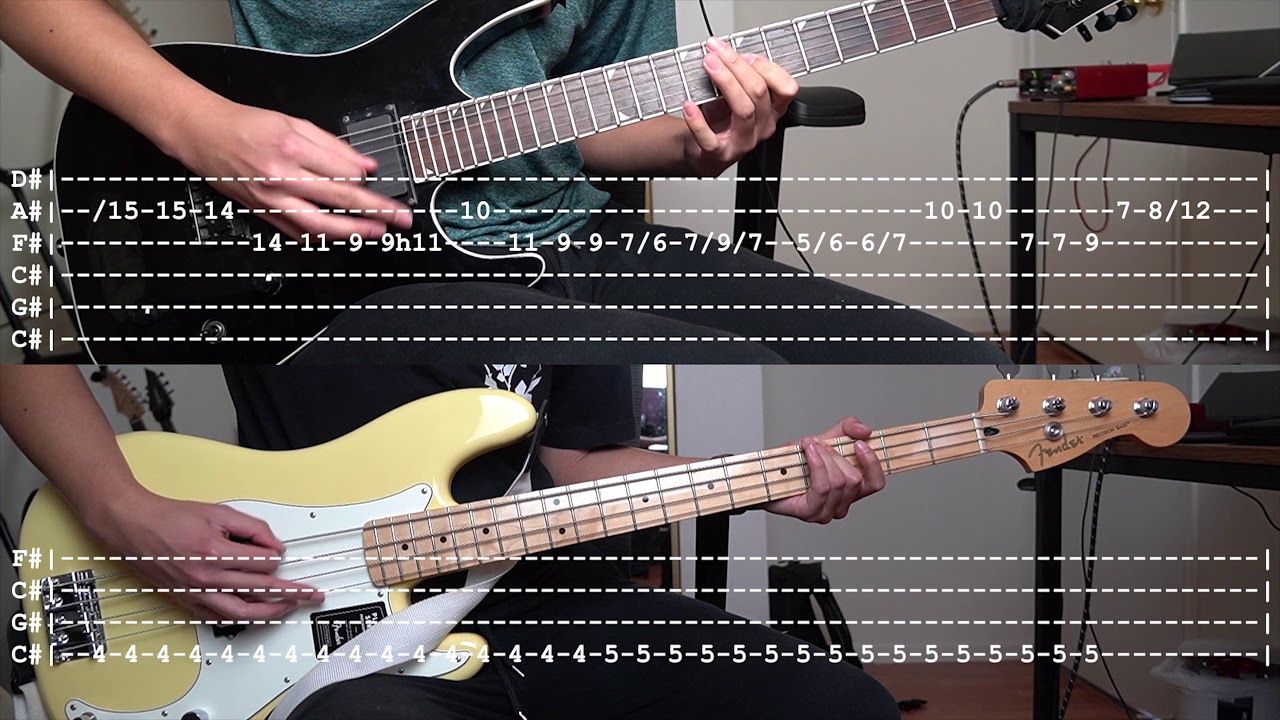 The Winking Owl - Bloom (Guitar Cover & Bass Cover w/ Tabs)