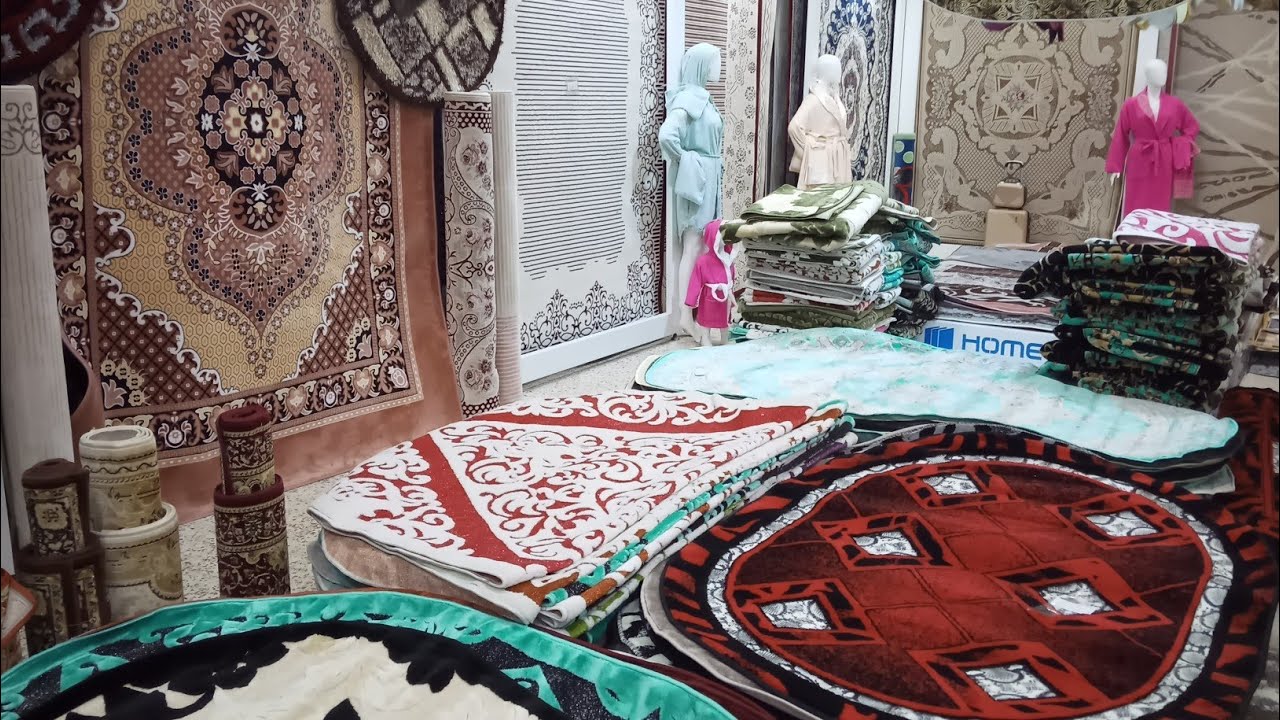 # جولة في محل le  roi du tapis  للبيع الزرابى والمفروشات بالكاليتوس 👍