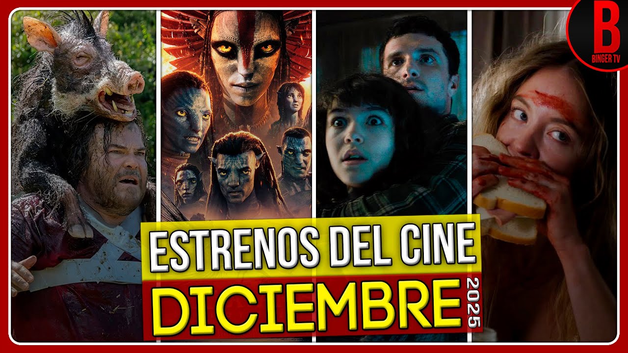 ESTRENOS del CINE DICIEMBRE 2025 | Pel&iacute;culas que se Estrenan en Diciembre 2025