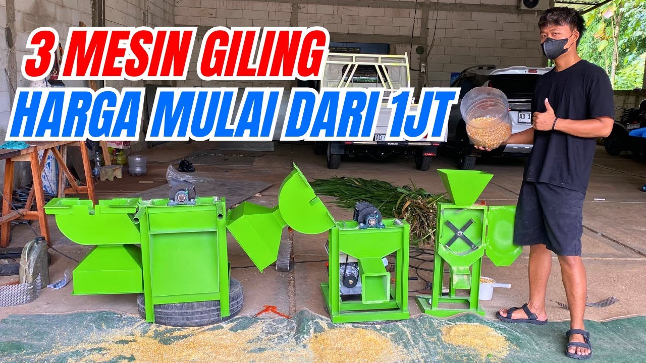 TES DAN REVIEW 3 MESIN GILING BERKAH MENDHO FARM #mesingiling