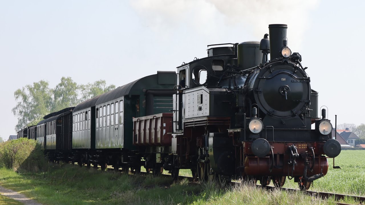 Dampflokomotive 7348 KATTOWITZ  (Museumseisenbahn Minden) - Osterfahrt 2025