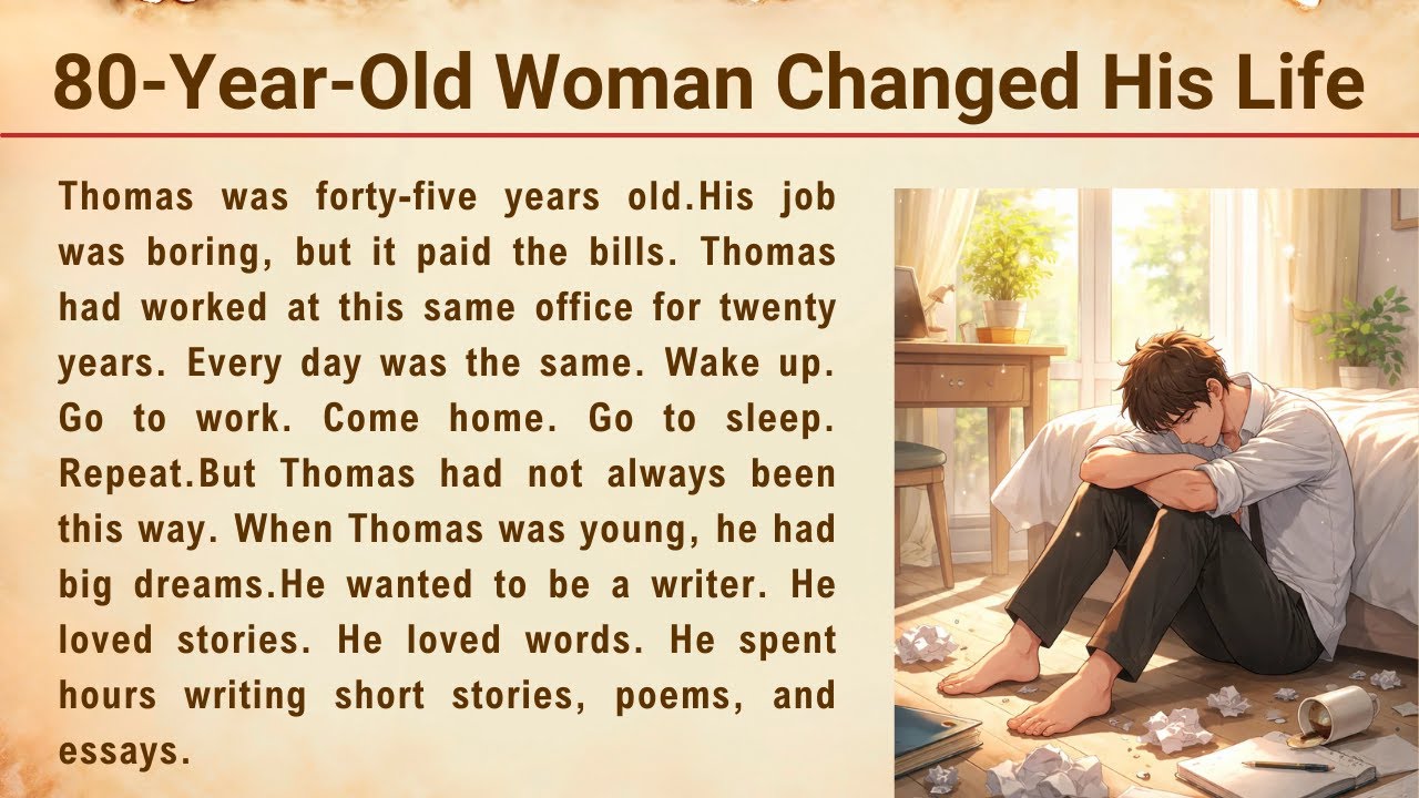 Learn English With Short Stories || Easy English Listening || How 80-Year-Old Woman Changed His Life