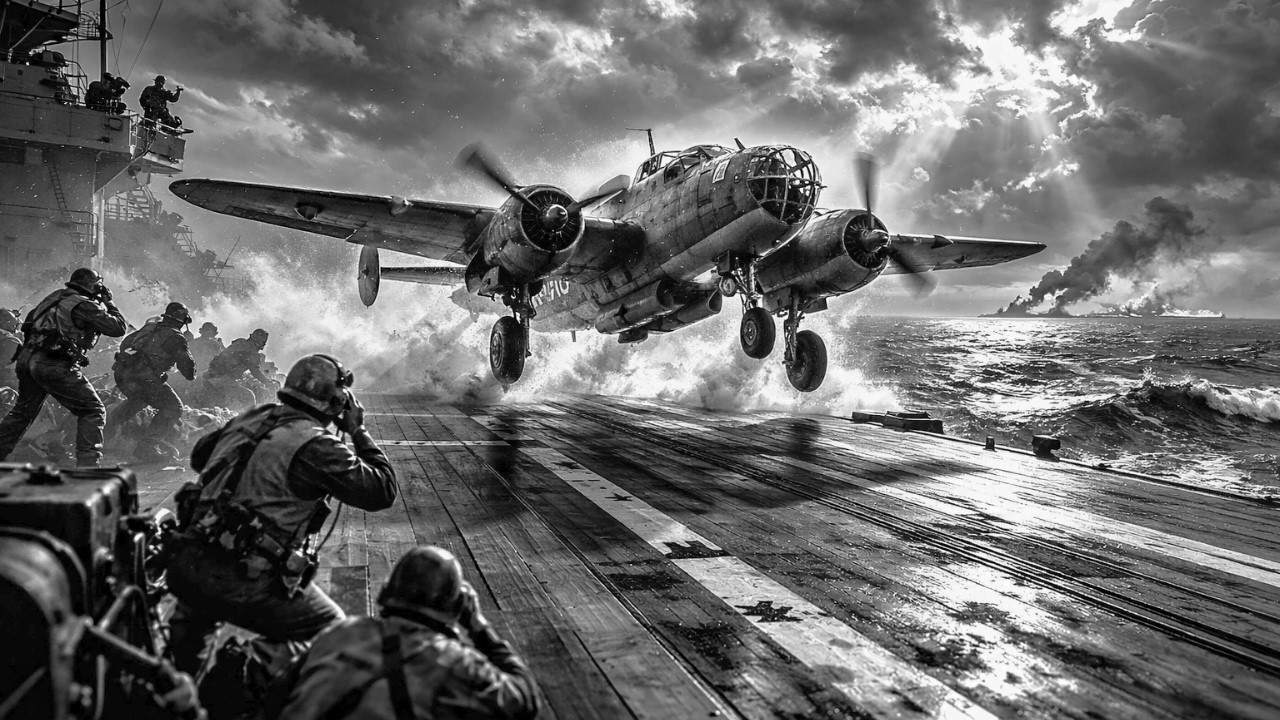 Dijeron Que Era Imposible Despegar Un B-25 Desde Un Portaaviones — Hasta Que Bombardearon Tokio