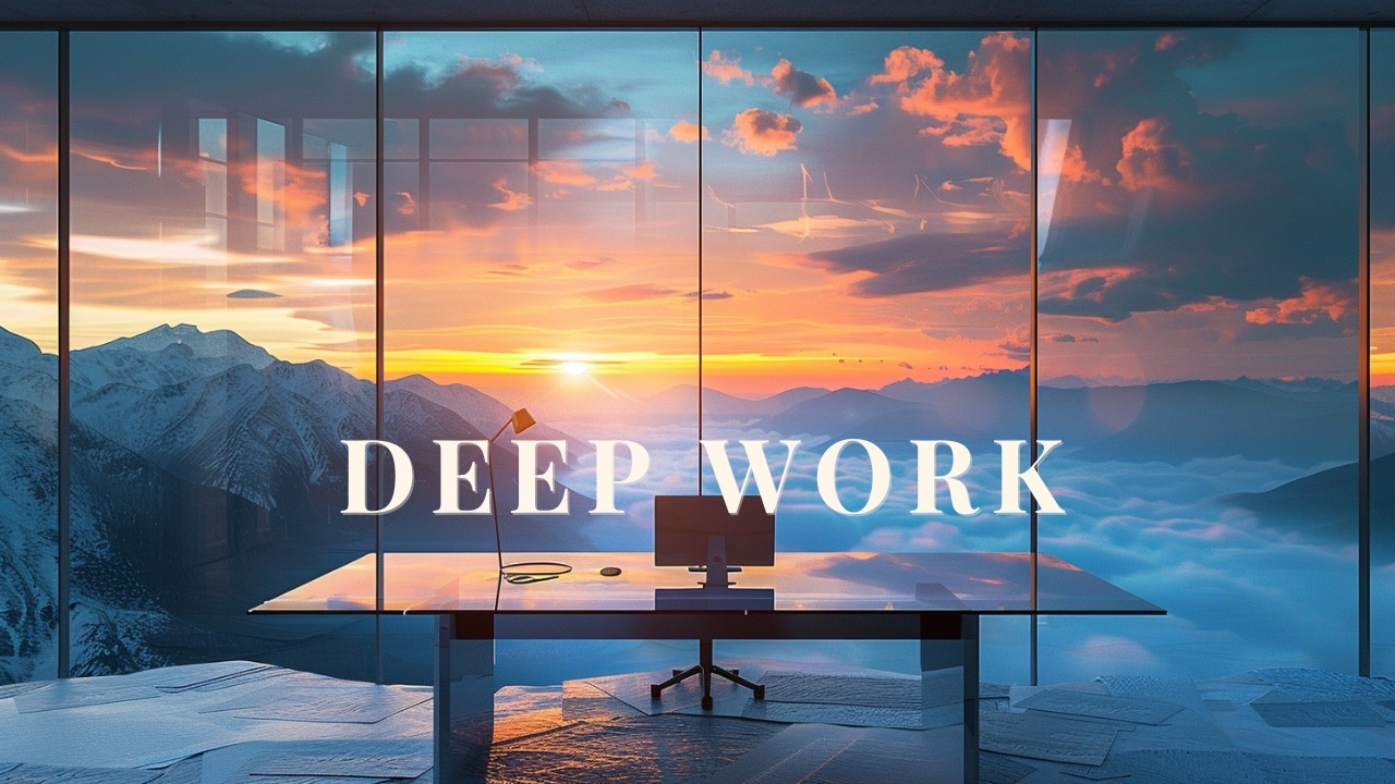 Deep Focus Music | Work Above the Clouds 🌄 Ambient Music for Deep Work & Productivity