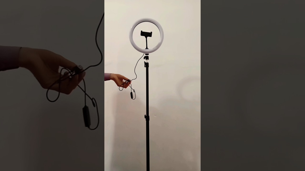 Ringlight With Tripod Setup | 10 Inch Ring Light Unboxing #shorts #ytshorts #ringlight