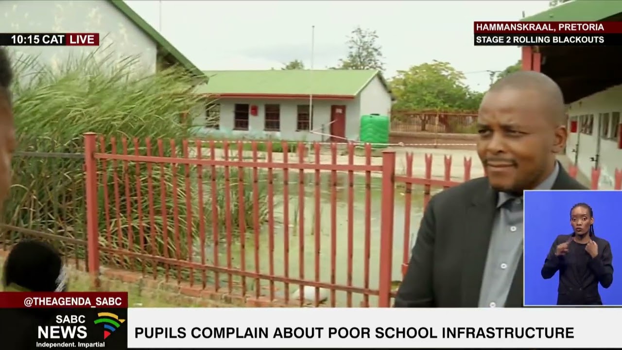 Pupils complain about poor school infrastructure in Hammanskraal