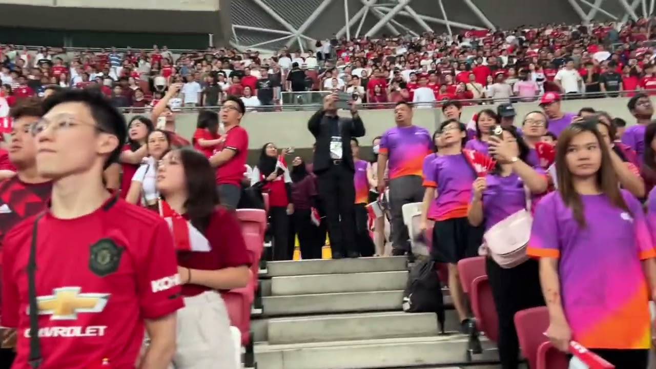 Singapore vs South Korea (national anthems)